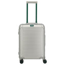 Travelite Next 75 Jahre Jubiläums - Edition - 4 - Rollen - Kabinentrolley S 55 cm (silber - grün) - Markenkoffer