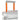 Travelite Next 75 Jahre Jubiläums - Edition - 4 - Rollen - Trolley M 67 cm (silber - orange) - Markenkoffer