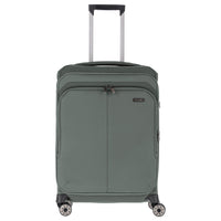Travelite Priima - 4 - Rollen - Trolley M 68 cm erw. (olive) - Markenkoffer