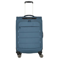 Travelite Skaii - 4 - Rollen - Trolley M 67 cm erw. (panoramablau) - Markenkoffer
