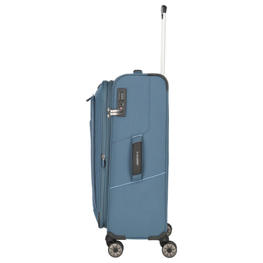 Travelite Skaii - 4 - Rollen - Trolley M 67 cm erw. (panoramablau) - Markenkoffer