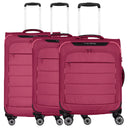 Travelite Skaii 4 - Rollen - Trolley Set 3tlg. S/M erw./L erw. (abendrot) - Markenkoffer