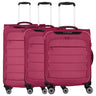 Travelite Skaii 4 - Rollen - Trolley Set 3tlg. S/M erw./L erw. (abendrot) - Markenkoffer