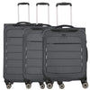 Travelite Skaii 4-Rollen-Trolley Set 3tlg. S/M erw./L erw. (gipfelgrau)