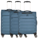 Travelite Skaii 4-Rollen-Trolley Set 3tlg. S/M erw./L erw. (panoramablau)