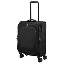 Travelite Umbria - 4 - Rollen - Kabinentrolley S 55 cm erw. (black) - Markenkoffer