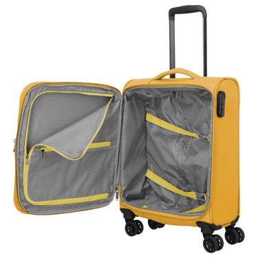 Travelite Umbria - 4 - Rollen - Kabinentrolley S 55 cm erw. (golden glow) - Markenkoffer