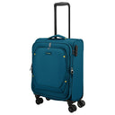 Travelite Umbria - 4 - Rollen - Kabinentrolley S 55 cm erw. (petrol) - Markenkoffer