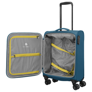 Travelite Umbria - 4 - Rollen - Kabinentrolley S 55 cm (petrol) - Markenkoffer
