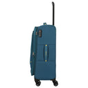 Travelite Umbria - 4 - Rollen - Trolley M 67 cm erw. (petrol) - Markenkoffer