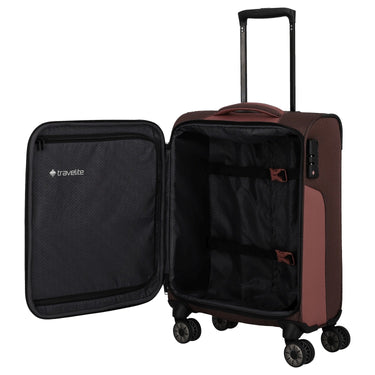 Travelite Viia - 4 - Rollen - Kabinentrolley S 55 cm (Frühlingsrose) - Markenkoffer