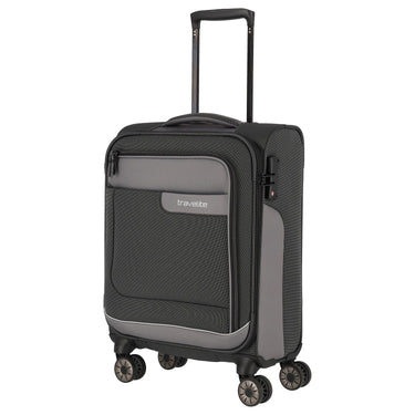 Travelite Viia - 4 - Rollen - Kabinentrolley S 55 cm (Schiefer) - Markenkoffer