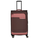 Travelite Viia - 4 - Rollen - Trolley L 77 cm erw. (Frühlingsrose) - Markenkoffer