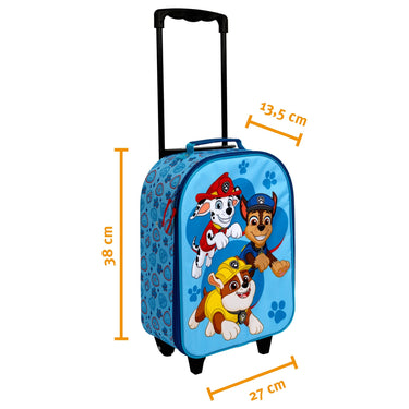 Undercover Paw Patrol - 2 - Rollen - Kindertrolley 38 cm (Paw Patrol) - Markenkoffer