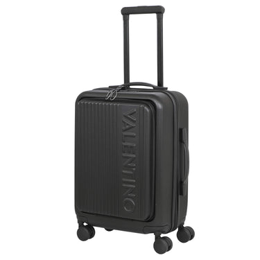 Valentino Bags Explorer Carry On - 4 - Rollen - Kabinentrolley mit Getränkehalter 53 cm USB (black) - Markenkoffer