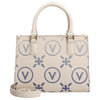 Valentino Bags Samba Re Print - Top Handle Bag (ecru/bluette)