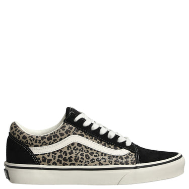 Vans Old Skool - Sneaker Schuh Women (black/leopard, 41) - Markenkoffer