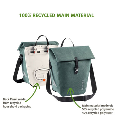 Vaude ReCycle Pro Single 22 - Hinterradtasche 40 cm (linen) - Markenkoffer