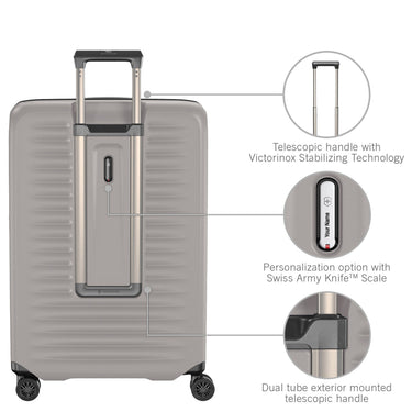 Victorinox Airox Advanced - 4 - Rollen - Trolley L 75 cm erw. (stone white) - Markenkoffer