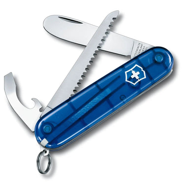 Victorinox "My First Victorinox" - Kindertaschenmesser (transparent blau) - Markenkoffer