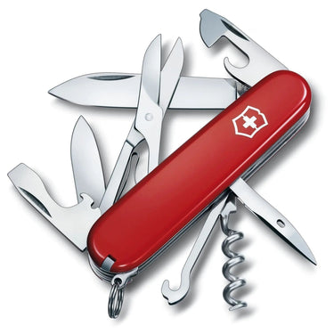 Victorinox Schweizer Taschenmesser "Climber" 9.1 cm (rot) - Markenkoffer