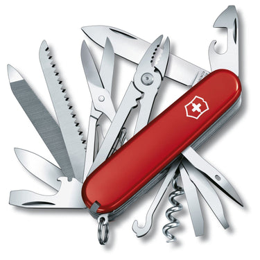 Victorinox Schweizer Taschenmesser "Handyman" 9.1 cm (rot) - Markenkoffer