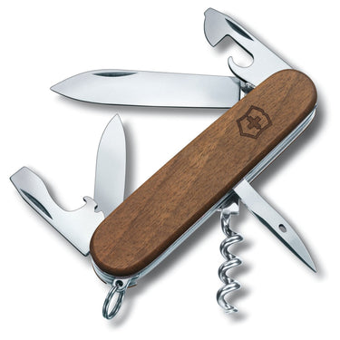 Victorinox Schweizer Taschenmesser "Spartan Wood" 9.1 cm (Nussbaumholz) - Markenkoffer
