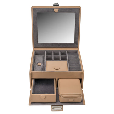Windrose Marvella - Schmuckkoffer mit Reiseetui 21.5 cm (camel) - Markenkoffer