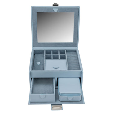 Windrose Marvella - Schmuckkoffer mit Reiseetui 21.5 cm (sky) - Markenkoffer