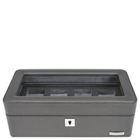 Windrose Tempora - Uhrenkoffer (für 4 Uhren) 26.5 cm (grau) - Ansicht 4
