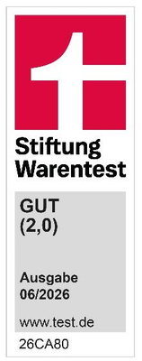 Stiftung Warentest: Gut (2,0) - travelite Air Base 4w S, Ausgabe 06/2026